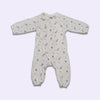 RIKI All Over Floral Print With Bow Style White Romper 14219