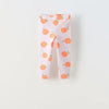 ZR All Over Orange Print Pastel Lavender Terry 2 Piece Set 13397