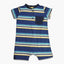 Lee Multiples Stripes with Small Pocket Navy Blue BodySuit 14100