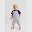 Lee Grey & Navy Blue BodySuit 14106