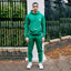 DF London Studious EST-2006 Embroided Parrot Green Fleece TrackSuit 13651