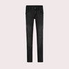 NWM Black Button Ribbed Style Grey Jeans 14137