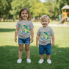 BB Happy Friend Alligator Grey T-shirt 14344