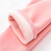 CJ Multi Plain Pink Warm Inner Furr Legging 13385