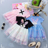YJTX Rabbit Ears Sequim Blue Frock 13110