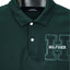TH Embroided H Logo Green Polo 13301