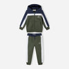 MNT Industries Logo Blue & Green Fleece 2 Piece Trouser Set 13259