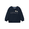 MNG SNOOPY Applic Navy Blue Terry Sweatshirt 13662