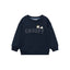MNG SNOOPY Applic Navy Blue Terry Sweatshirt 13662