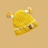 CN Mushroom Ears Mustard Warm Cap 13634
