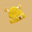 CN Mushroom Ears Mustard Warm Cap 13634