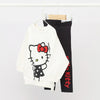 LFT Hello Kitty Bow Embroided Light Fleece 2 Piece Set 14268