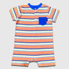 Lee Blue & White Stripes Front Pocket BodySuit 14098