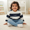 MNG Wast City Championship white & Blue Stripes Terry Sweatshirt 14333