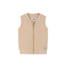 5.10.15 Ottoman Sleeveless Biscuit Brown Kids Zipper 13469