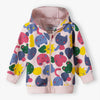 5.10.15 All Over Multi print Terry Zipper Hoddie 14606