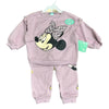 DSNY Glitter Minnie Print Pale Purple Fleece Tracksuit 13437