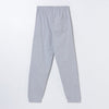 LFT Elastic Bottom Plain Grey Fleece Trouser 13173