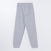 LFT Elastic Bottom Plain Grey Fleece Trouser 13173