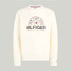 TM New York City HILFIGER Embroided Cream Sweatshirt 13374