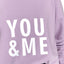 TS You & Me Light Purple Terry Sweatshirt 13972