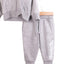 BNCH Logo Print Grey Zipper Hoodie With Trouser 2 Piece Set 13240