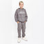 L&S Cargo Pocket Style Grey Fleece Trouser 13776