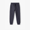 L&S Mock Neck Plain Terry Zipper with Trouser Grey Tracksuit 14680