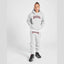 HR From Nothing Embroided Black & Red Stock Textured Grey Hoodie Fleece TrackSuit 14266