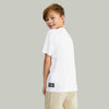 CA Reachin Print Color Block White T-Shirt 13128
