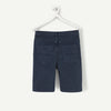 TAO Silver Button Navy Blue Cotton Shorts 13123