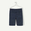 TAO Silver Button Navy Blue Cotton Shorts 13123