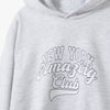 5.10.15 New York Amazing Club Textured Grey Hoodie 14593
