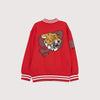 LCW New York,TokYo, London Embroided Red Fleece Base Ball Jacket 13614