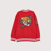 LCW New York,TokYo, London Embroided Red Fleece Base Ball Jacket 13614