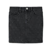 NME IT Black Stones Dark Grey mini Skirt 13311