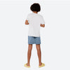 SRG Back Pocket Tag Light Blue Denim Shorts 13126