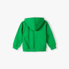 LE LTD Embroided Zipper Hoodie with Trouser Green Fleece Track Suit 14681