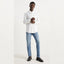 CA Stretch Mid Blue Straight Soft Denim 13710