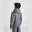 HR Applic Kangroo Pocket Style Dark Grey Fleece Hoodie Tracksuit 14261