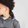 HR Applic Kangroo Pocket Style Dark Grey Fleece Hoodie Tracksuit 14261