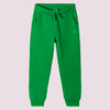 LE LTD Embroided Zipper Hoodie with Trouser Green Fleece Track Suit 14681