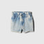 GP K Elastic Waist Light Denim Shorts 13994