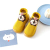CN fashion Lion Mustard Silicon Grip Sole Socks 13630