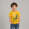 ANK Printed Dino Mango Yellow T-Shirt 8906