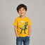 ANK Printed Dino Mango Yellow T-Shirt 8906