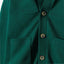 M&M Mock Neck Light Fleece Green Cardigan 14590