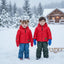 CN Gold Style Warm Red Puffer Jacket 13426