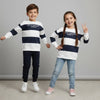 MNG Wast City Championship white & Blue Stripes Terry Sweatshirt 14333