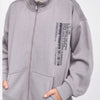 L&S Future Training Front Pocket Grey Fleece Zipper 14788